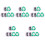 5 Count Rubbish Garbage Sorting Stickers Classification Convenient 3