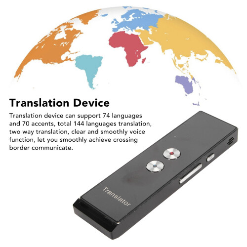 Smart Voice Translator Device X9+ 74 Languages, 99% Accuracy, Bluetooth 5.0 2