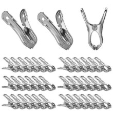 40 Pcs Garden Clips, Heavy Duty Stainless Steel Greenhouse Clamps, Greenhouse Clips for Netting n