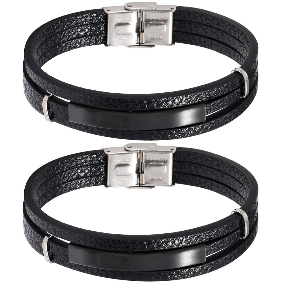 Photos - Bracelet 8 Pcs  Wrist Man Metal Jewelry