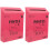 Raindrops  2 Pcs Retro Tin Mailbox Door Large Wall Mounted Office Rosy 4