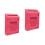 Raindrops  2 Pcs Retro Tin Mailbox Door Large Wall Mounted Office Rosy 6