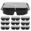 10pcs clear square fruit take-out salad container 10