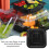 10pcs clear square fruit take-out salad container 2