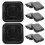 10pcs clear square fruit take-out salad container 4