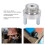 Effortless Lathe Crank Handle 50mm 0.02mm Precision Scale Circle 6