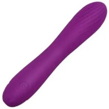 Cordless Personal Bullet Tool 10-Mode Quiet Waterproof Mini Stick Massager Travel For Women Pleasure AWEDF4B Purple