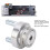 Effortless Lathe Crank Handle 50mm 0.02mm Precision Scale Circle 4
