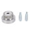 Effortless Lathe Crank Handle 50mm 0.02mm Precision Scale Circle 3