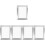 5pcs Frame Frame Professional Metal Frame 5
