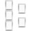 5pcs Frame Frame Professional Metal Frame 11