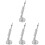 4 Sets Mini Musical Instrument Decorations Simulated Flute Miniature 2