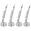 4 Sets Mini Musical Instrument Decorations Simulated Flute Miniature 4