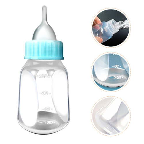 2-Pack Kitten Bottles Reusable For Pet Feeding 13x4.5x4.5cm 1