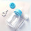 2-Pack Kitten Bottles Reusable For Pet Feeding 13x4.5x4.5cm 8