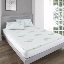 (Single) Memory Foam Bamboo Mattress Topper - 5cm thick soft and comfortable