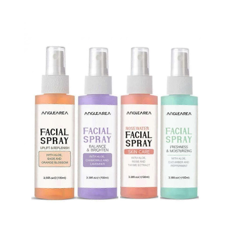 Multi-Purpose Facial Spray with Rose Water and Aloe, Soothing and H...