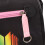 Polyester Casual Backpack with USB & Headphone Ports Black Pink 11