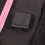 Polyester Casual Backpack with USB & Headphone Ports Black Pink 9