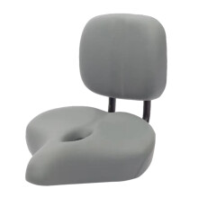 Seat with Backrest Passenger Bicycle Seat, Memory Foam, Extra Wide, ABS Grey, Compatible With Bikke Models