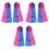 3 Pairs Kids Training Flippers Rubber 3