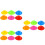 18Pcs Silicone Egg Holders Assorted Colors for Kitchen Serving 7