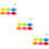18Pcs Silicone Egg Holders Assorted Colors for Kitchen Serving 9