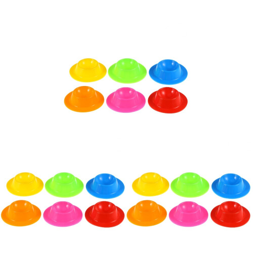18Pcs Silicone Egg Holders Assorted Colors for Kitchen Serving 1