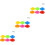 18Pcs Silicone Egg Holders Assorted Colors for Kitchen Serving 5