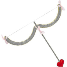 (golden)Cupid Archery Toy Set, Bow & Arrow Set Cupid Costume Photo Props For Adults