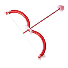 (red pink)Cupid Archery Toy Set, Bow & Arrow Set Cupid Costume Photo Props For Adults