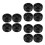 12 Pcs 3 Inch Universal Caster Wheels For Patio Heater Storage Rack 10