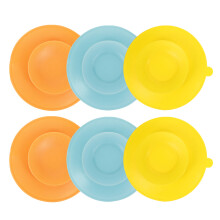 12Pcs Double Sided Suction Pads Silicone Bowl Holder Nonslip Placemat