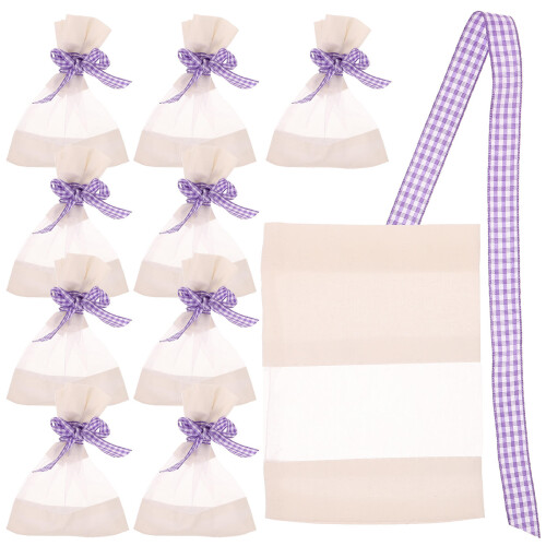 50 Pcs Lavender Bags Empty Cotton Mesh Sachets Scented Pouches 1