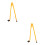 2 Pcs Plastic Compass Math Teaching And Drawing Tool For Demonstration 2