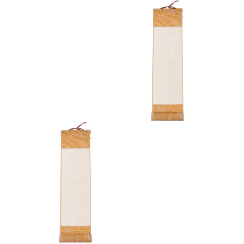 2 Pcs Blank Painting Scroll Chinese Calligraphy Art Paper 2