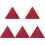 5Pcs Triangle Warning Sign For Car Road Safety Reflective 4