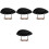 4Pcs Violin Chin Rest Professional Music Instrument Accessory 10