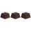 3Pcs Wooden Tea Light Candle Holders For Wedding Table Centerpieces 6