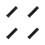 4Pcs Barbell Bar Adapter For Weight Plate Holder Plastic Sleeves 5