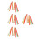 8 Pcs Wooden Drumsticks For Kids And Adults 8