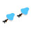 2Pcs Foldable Kids Bike Seat For Electromobile Front Safety Seat Blue 10