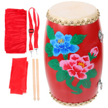 2 Sets Waist Drum Percussion Instrument With Sticks For Performance