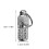 100 Pcs Pet Collar Hanging Pendant Identity Plate Anti-Lost Silver 3