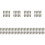 100 Pcs Pet Collar Hanging Pendant Identity Plate Anti-Lost Silver 7