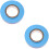 2 Rolls 200m Clear Wear-Resistant Self Adhesive Stretch Wrap Blue 6