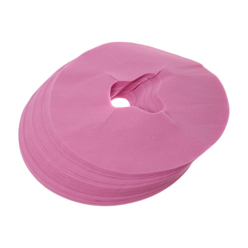 200 Pcs Disposable Massage Bed Hole Covers Non-Woven Headrest Pads 1