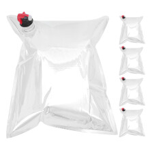 20 Pcs Reusable Wine Bag With Spout For Travel Portable Container