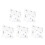 25 Pcs Acrylic Quilting Template Set For Sewing And Hand Patchwork 9