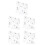 25 Pcs Acrylic Quilting Template Set For Sewing And Hand Patchwork 5